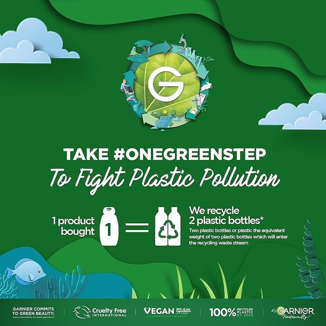 garnier men oil clear face wash, 100g 100gm