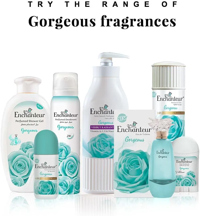 Enchanteur EDT & Perfumed Deodorant Giftpack- Gorgeous, Gift Of Love, 175 ml