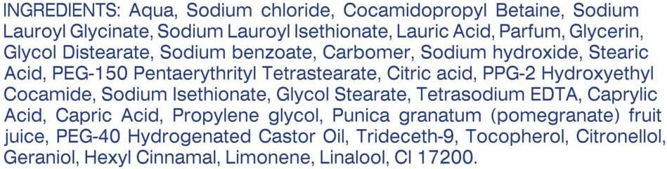 dove go fresh refreshing body wash with renew blend technology, pomegranate and hibiscus tea, with ¼ moisturising cream, 250ml (pack of 2)