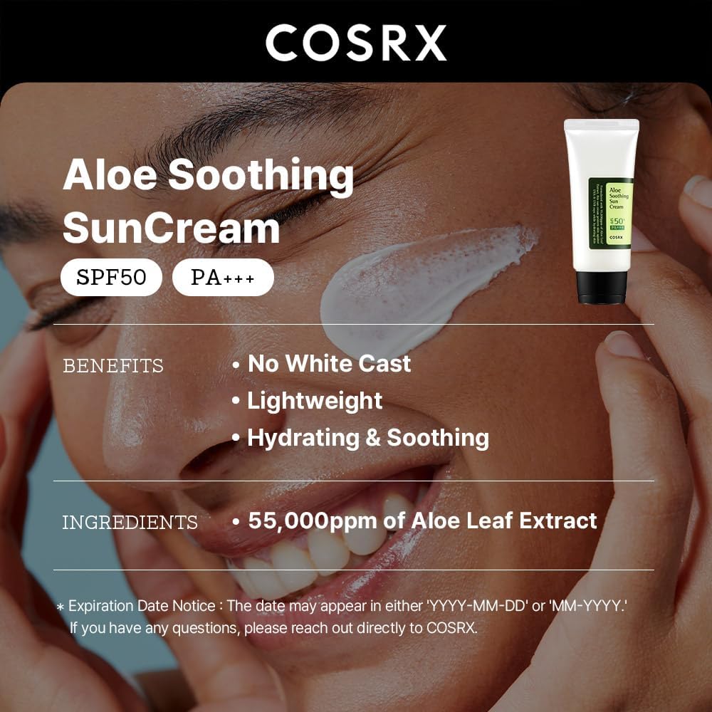 cosrx aloe soothing sun cream 50ml