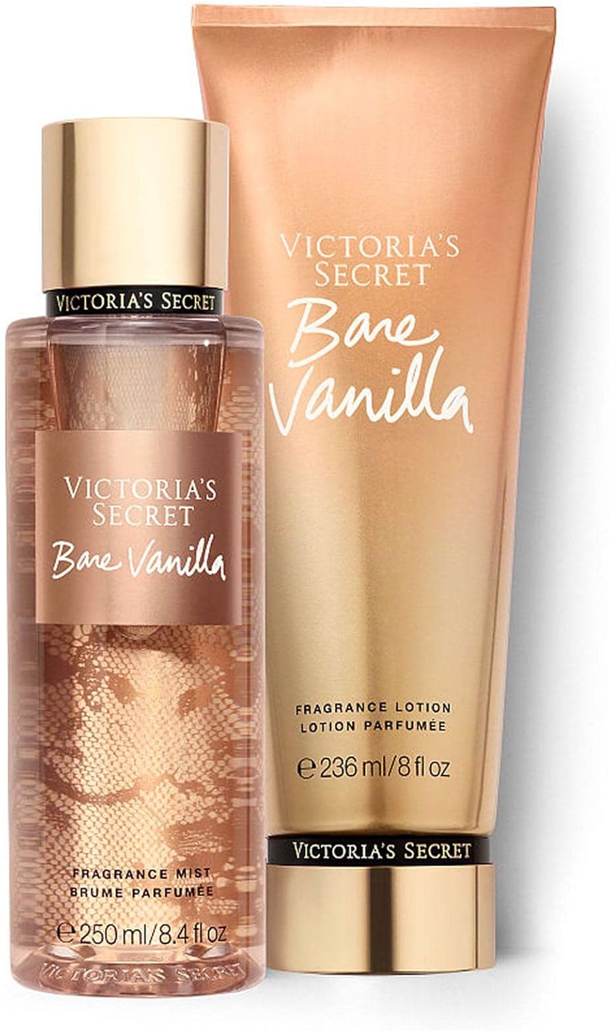 victoria's secret bare vanilla mist & lotion set