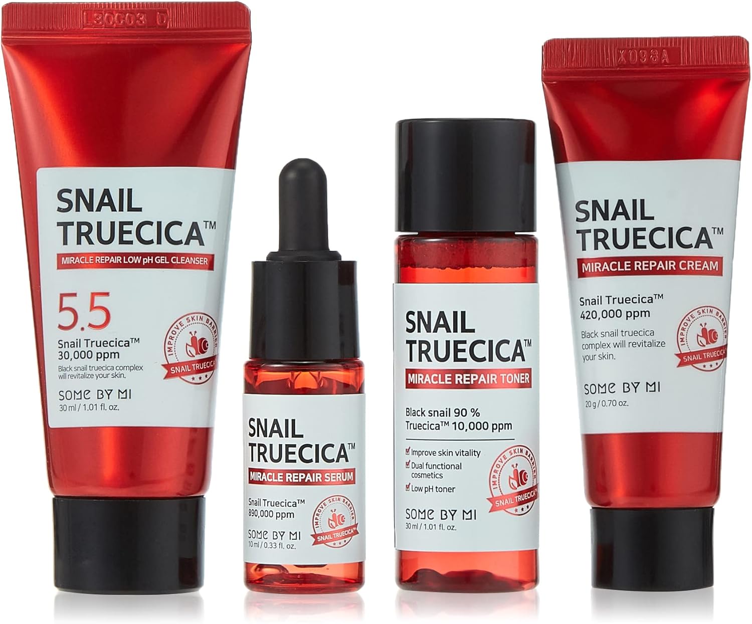 some by mi snail truecica miracle repair starter kit