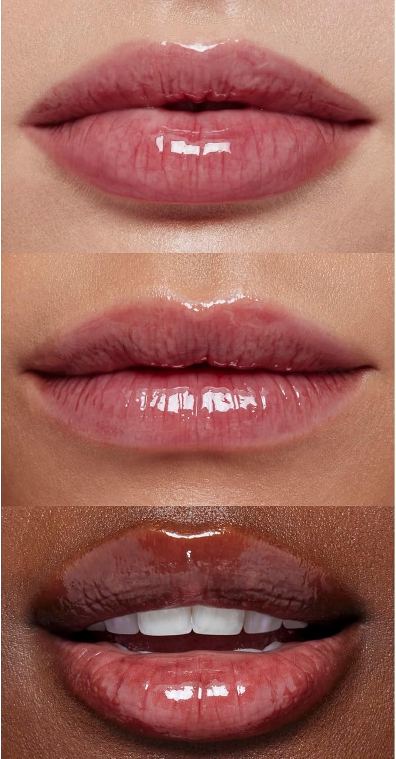 e.l.f. glow reviver lip oil, nourishing, tinted lip oil for a high gloss finish, enriched with jojoba oil, vegan & cruelty free, jam session