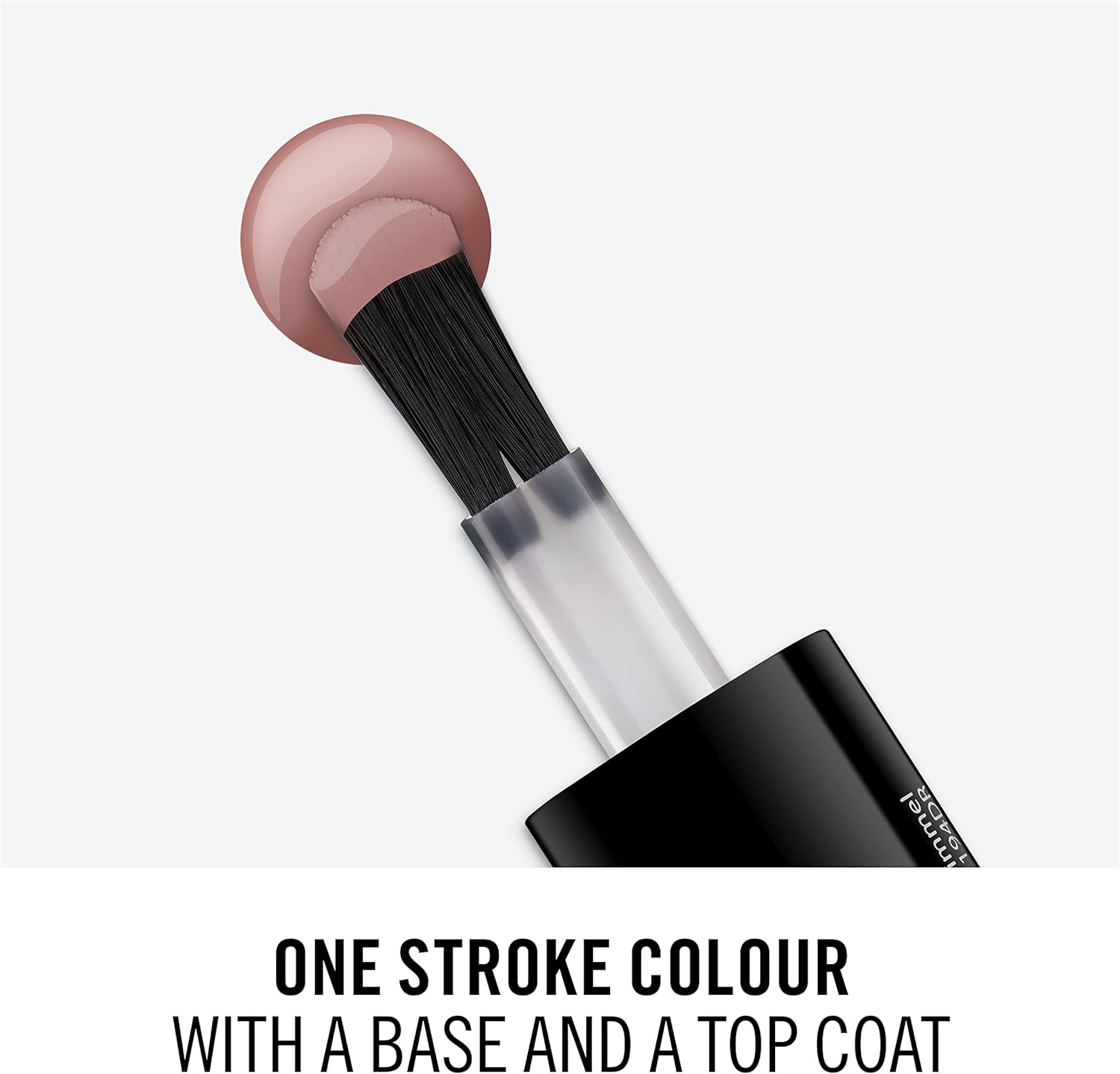 rimmel london 60 seconds super shine nail polish 230 mauve to the music, 8ml