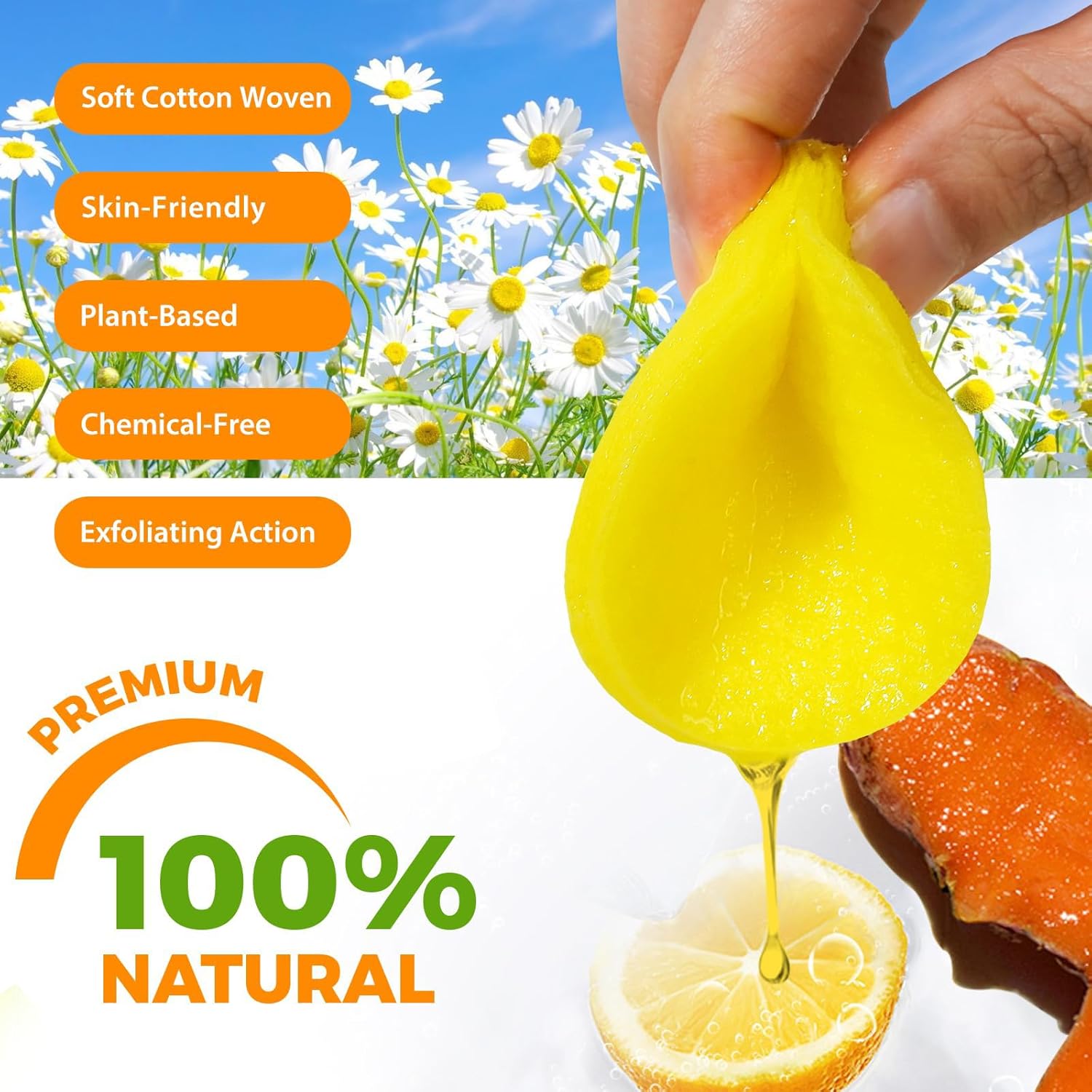 nigwedete 60 pcs turmeric kojic acid pads with vc and vitamin b5, kojic acid and turmeric cleansing pads balance the skin's oils, remove unwanted exfoliation and dirt from the body's skin