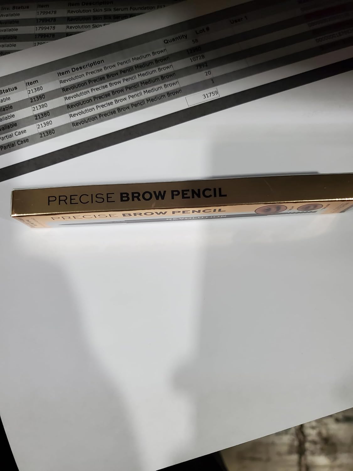 revolution beauty london makeup precise brow pencil, medium brown