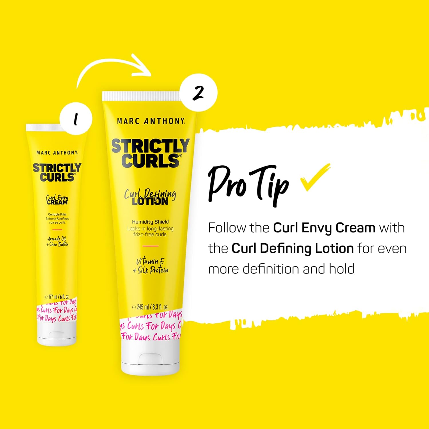 marc anthony strictly curls curl defining lotion, 245ml