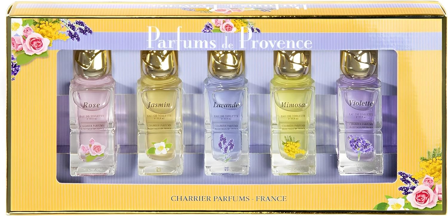 charrier parfums parfums de provence 5 french eaux de toilette gift box