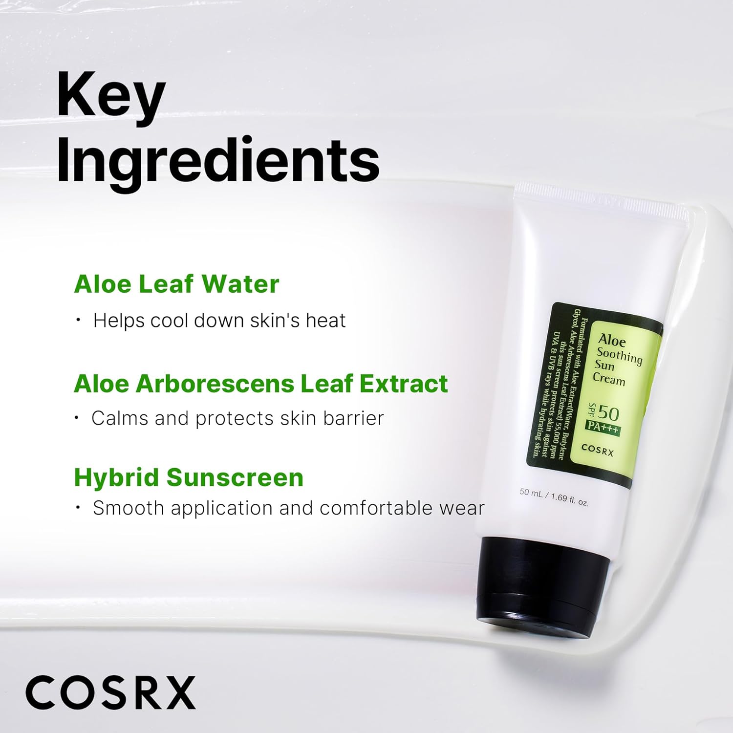 cosrx aloe soothing sun cream 50ml