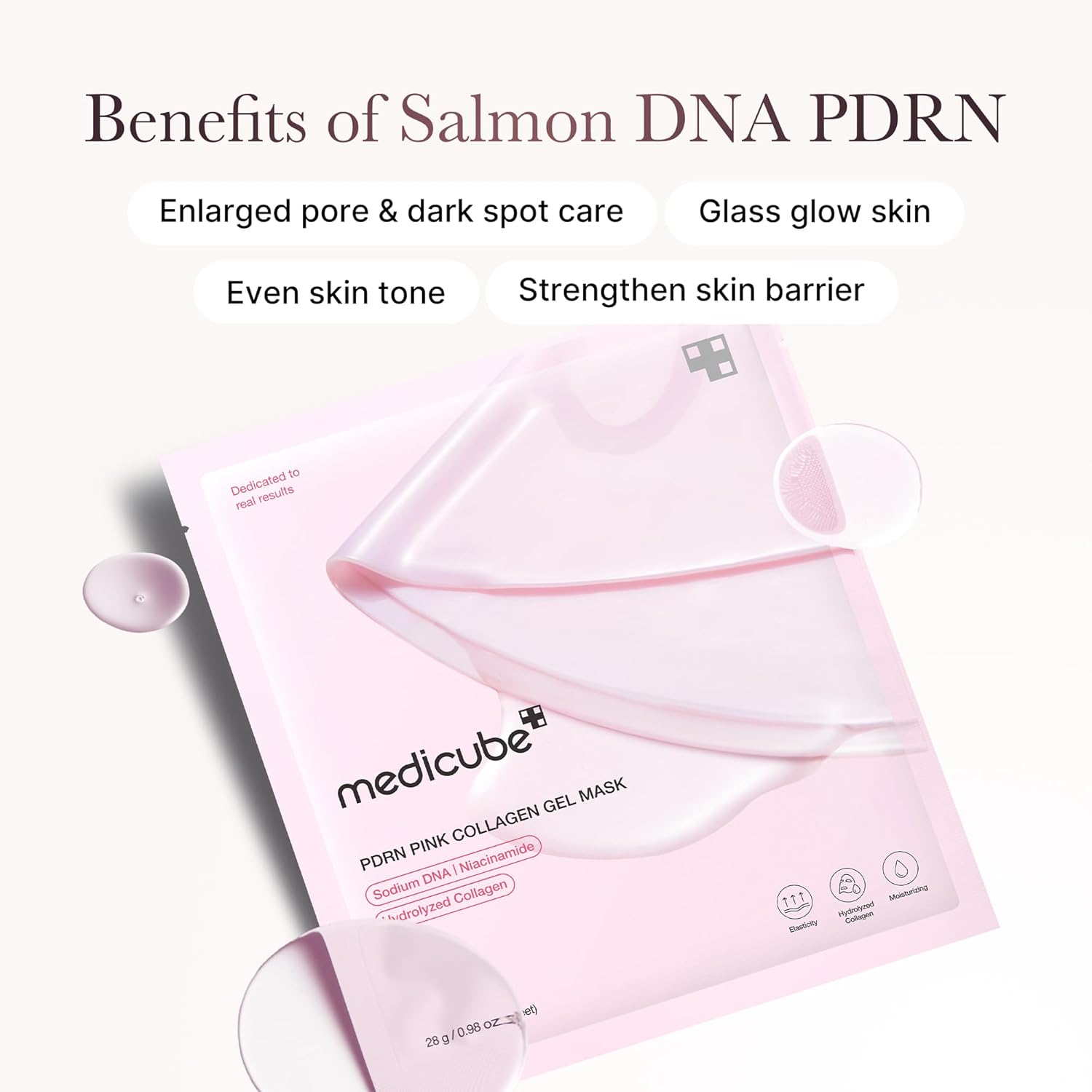 medicube pdrn pink collagen jelly gel mask
