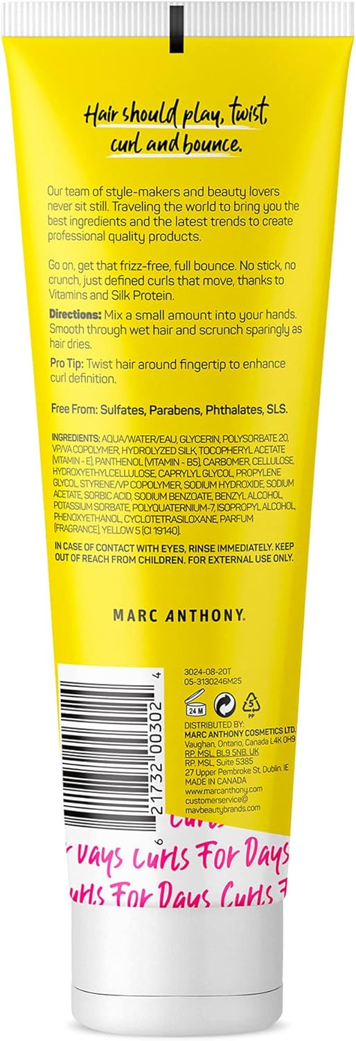 marc anthony strictly curls curl defining lotion, 245ml