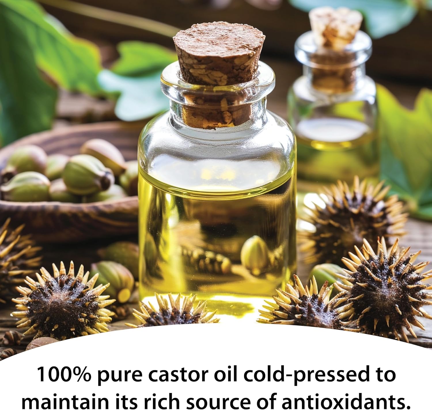 aitnaturals organic castor oil 60ml eyelash & eyebrow growth serum | nourishing hair, skin & nail treatment | promotes hair growth & conditions | cold pressed & hexane free | 100% pure & hexane free