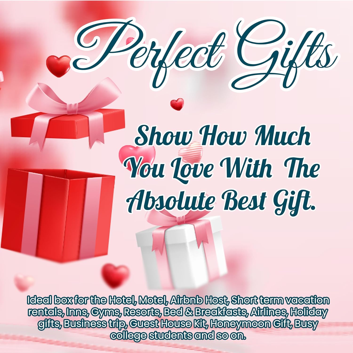 la parisienne premium luxury travel gold box, 30ml pack of 5 tubes (shampoo, conditioner, shower gel, body lotion & hand sanitizer) all skin types | unisex gift hamper for all festive occasions.