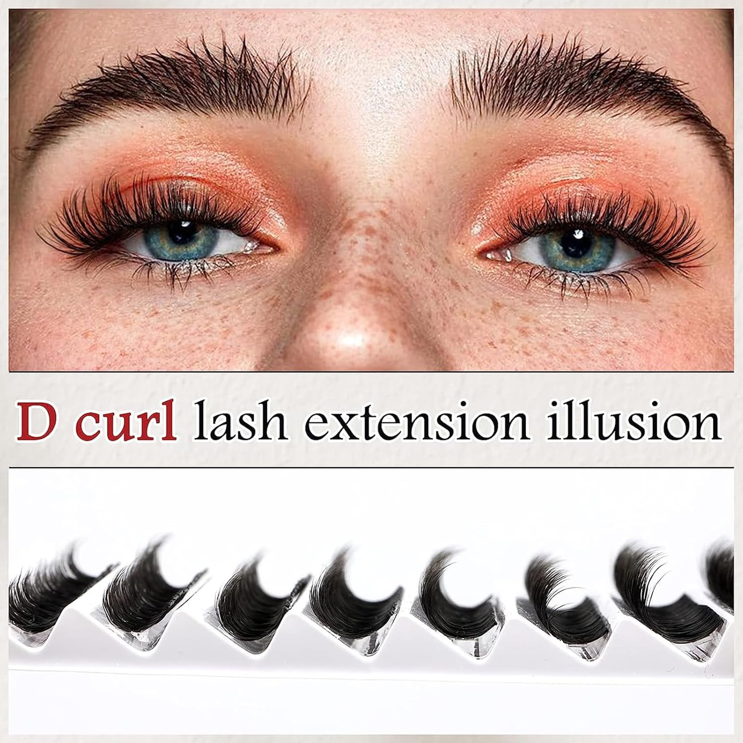 yhome lash clusters， 140pcs d curl individual cluster lashes, self adhesive eyelash clusters extensions 14 16mm mixed false eyelash wispy lashes diy at soft & comfortable