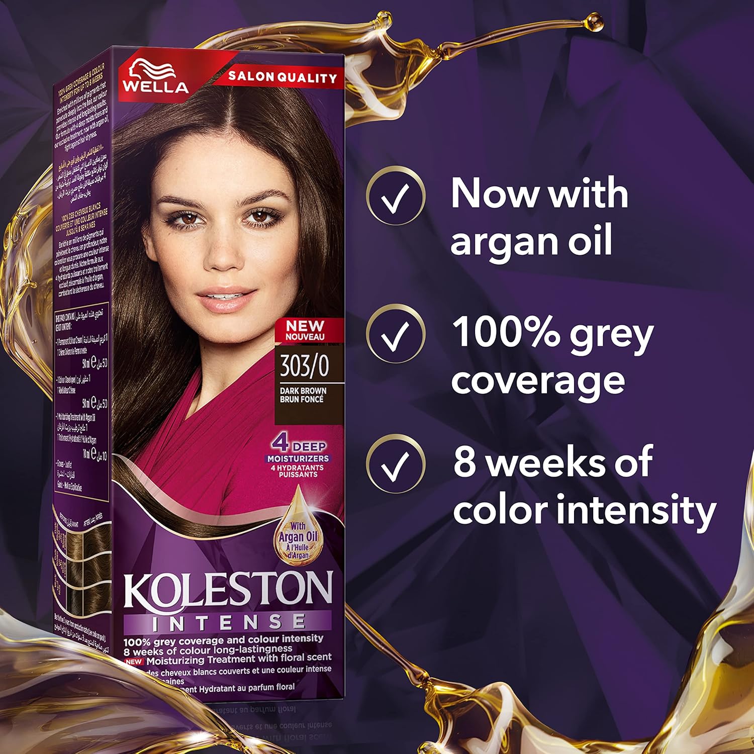 wella koleston intense hair color 303/0 dark brown