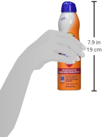 banana boat sport performance ultramist broad spectrum sunscreen spray, spf 50 6 ounce twin pack