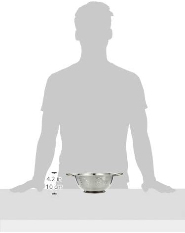 raj steel colander, 24 cm , silver, vc0003, rice colander , vegetables colander , fruits colander