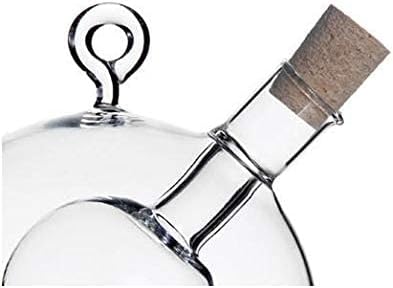 2 in 1 double oil vinegar glass bottle dual outlet glass olive oil jar vinegar bottle pot sauce dispenser