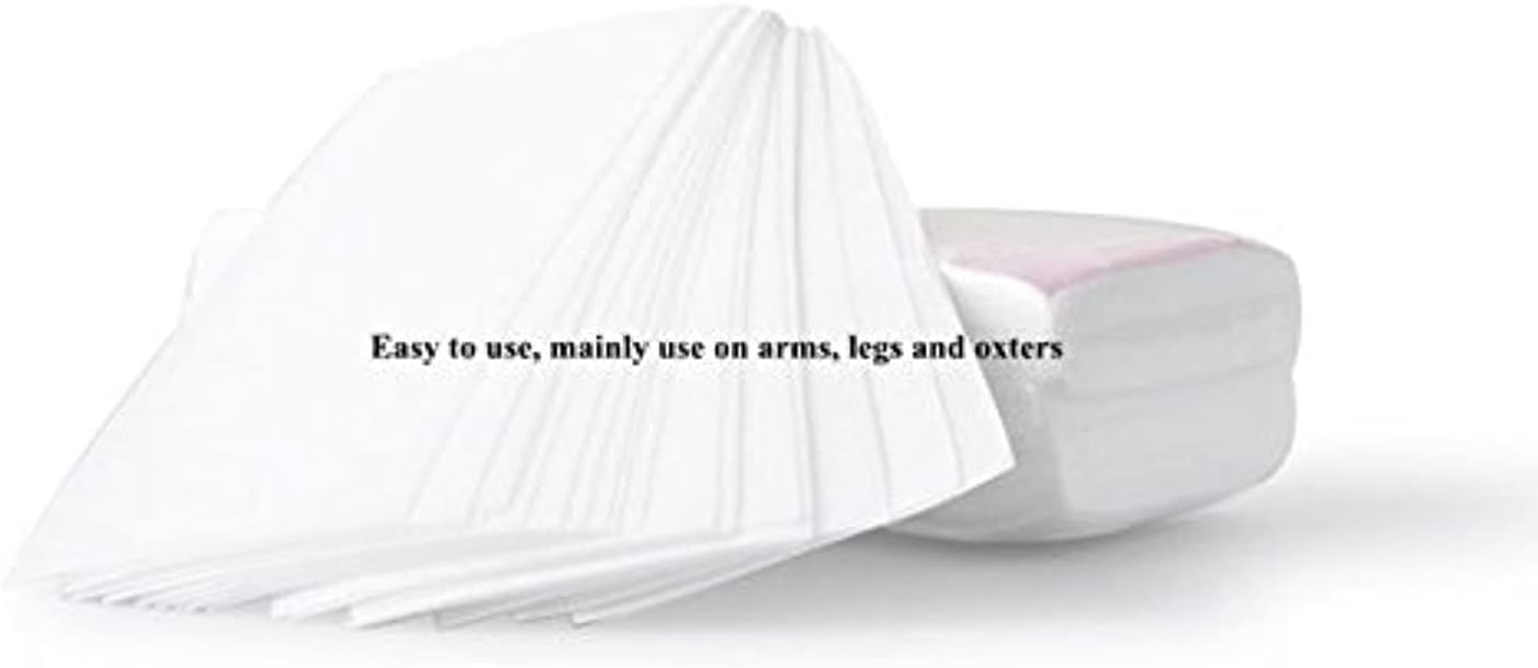 unbranded hair removal depilatory paper professional non woven epilator wax strip (100 pieces/pack)