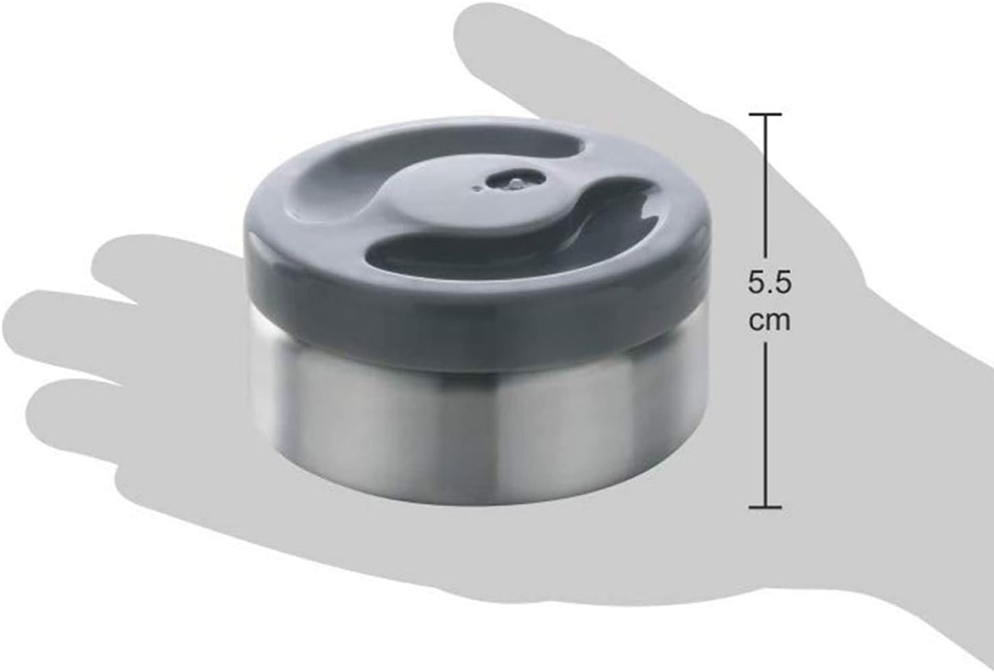 borosil hot n fresh stainless steel insulated lunch box, set of 3 (1pcs 350 ml + 2pcs 420 ml), black