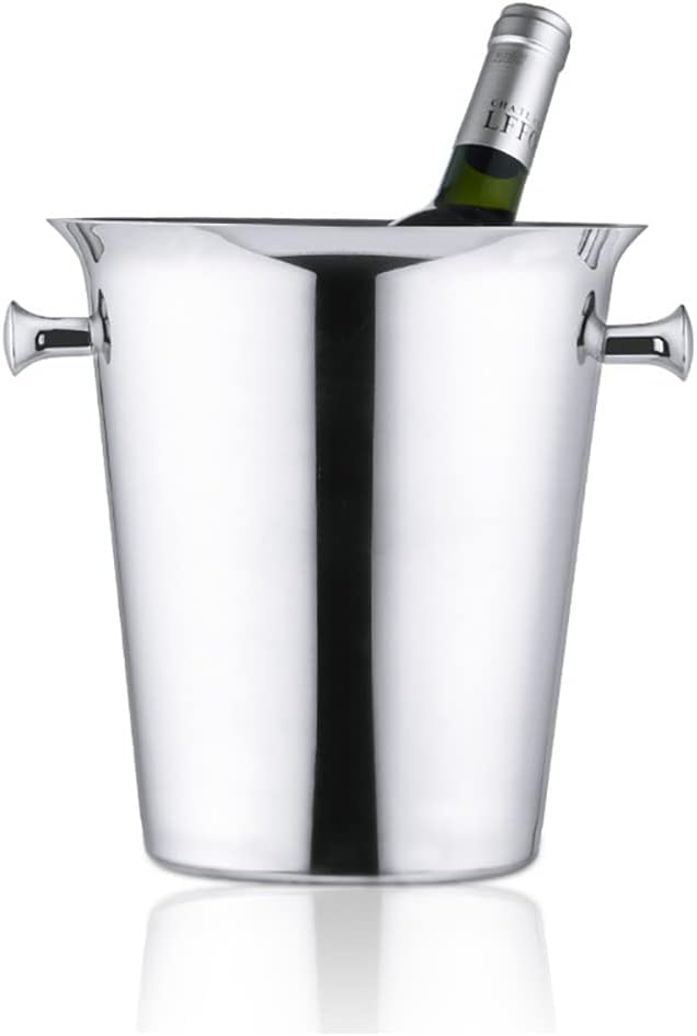 fitmos ice bucket stainless steel wine bucket, champagne bucket, wine cooler, bottle cooler, bottle chiller, ice bucket