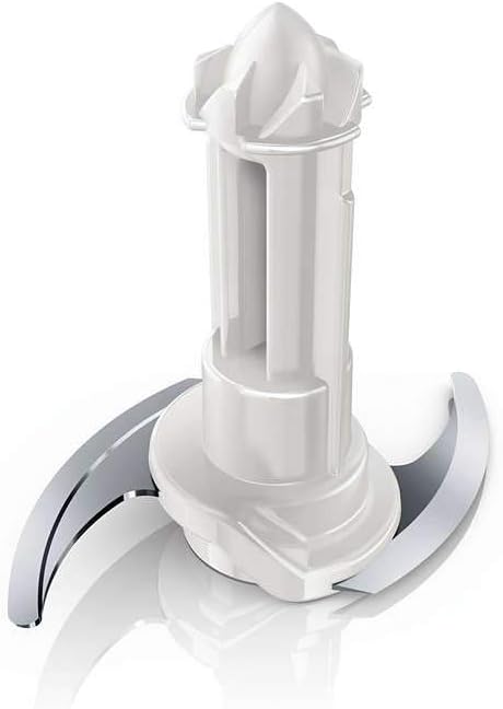 philips chopper daily collection 450w, 0.7l plastic bowl, 2 blades, white hr1393/01