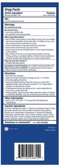 panoxyl foaming acne wash maximum strength 5.5 oz