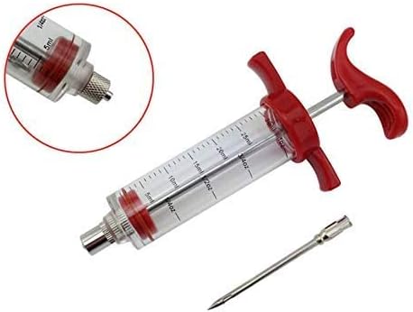 turkey injector kit, 1 oz plastic meat injector syringe,food grade marinade injector