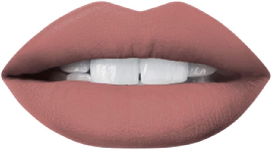 eveline cosmetics make up oh my lips liquid matt lipstick & contour lip liner no.08, lovely rose, 4.5 ml