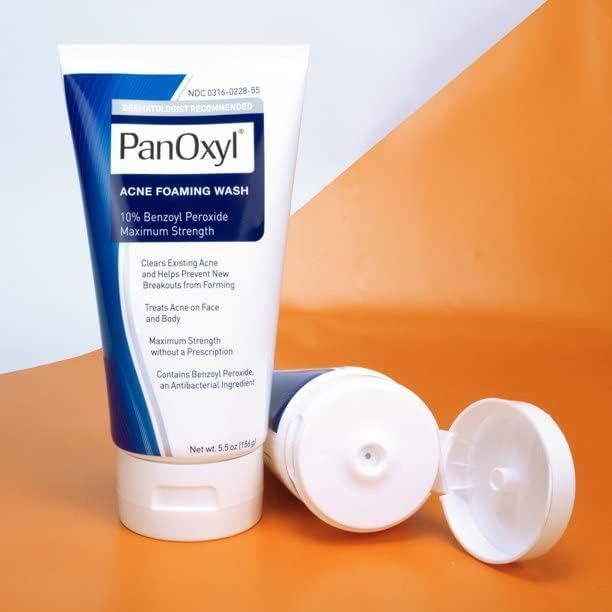 panoxyl foaming acne wash maximum strength 5.5 oz