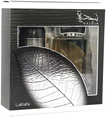 lattafa najdia giftset for men,edp 100ml / deo 200ml