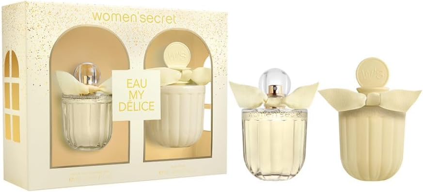 women'secret women secret coffre eau my delice eau de toilette 100 ml and body lotion 200 ml set for women