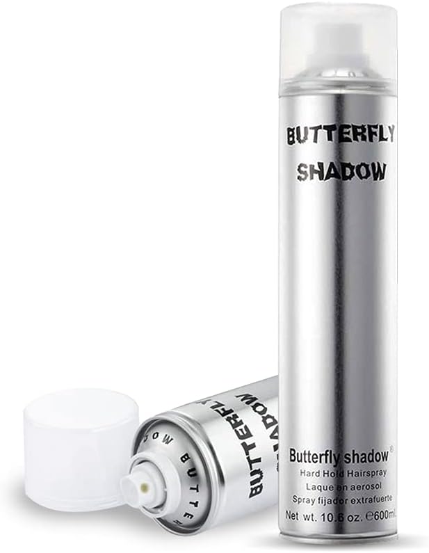 hair spray butterfly shadow 600 ml strong holding spray for style