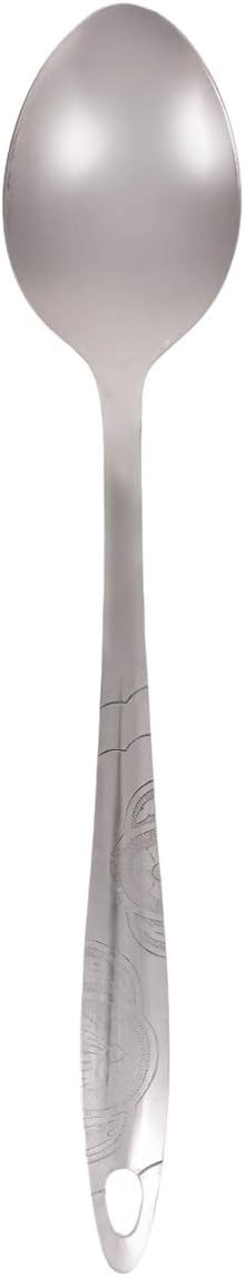 raj stainless steel cooking utensil set of 4 pieces, 14 inch, vpi027, cooking spoon , serving spoon , stirring soup spoon , cooking turner , pancake flipper , pasta skimmer