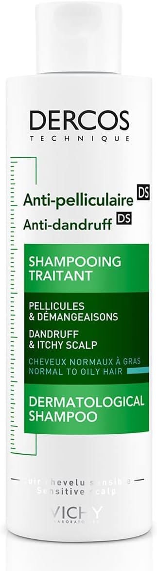 vichy dercos anti dandruff shampoo, 200 ml