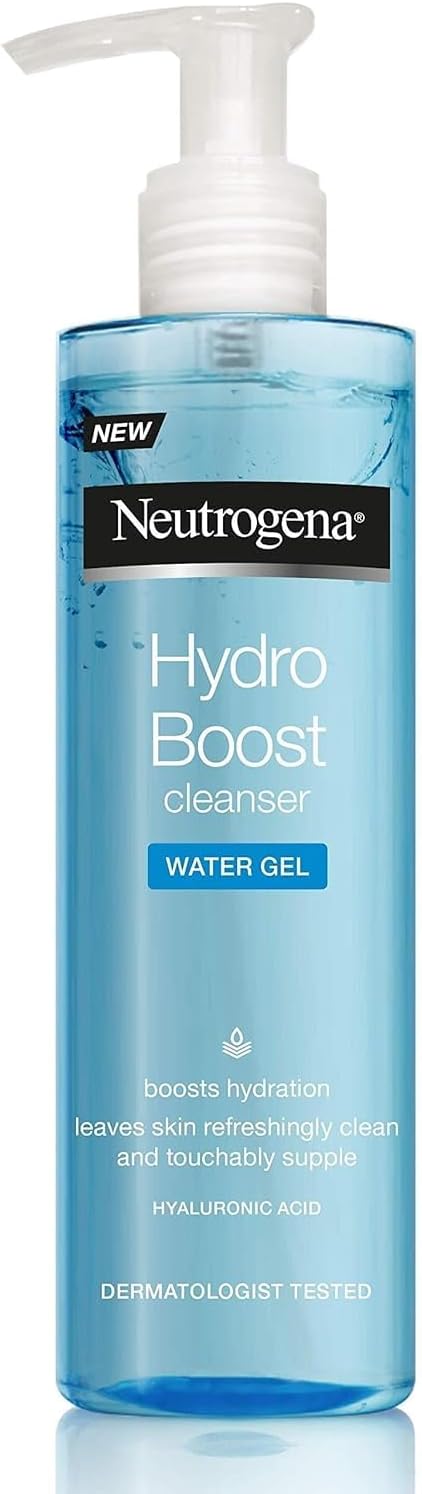 neutrogena hydro boost® water gel cleanser, 200 ml