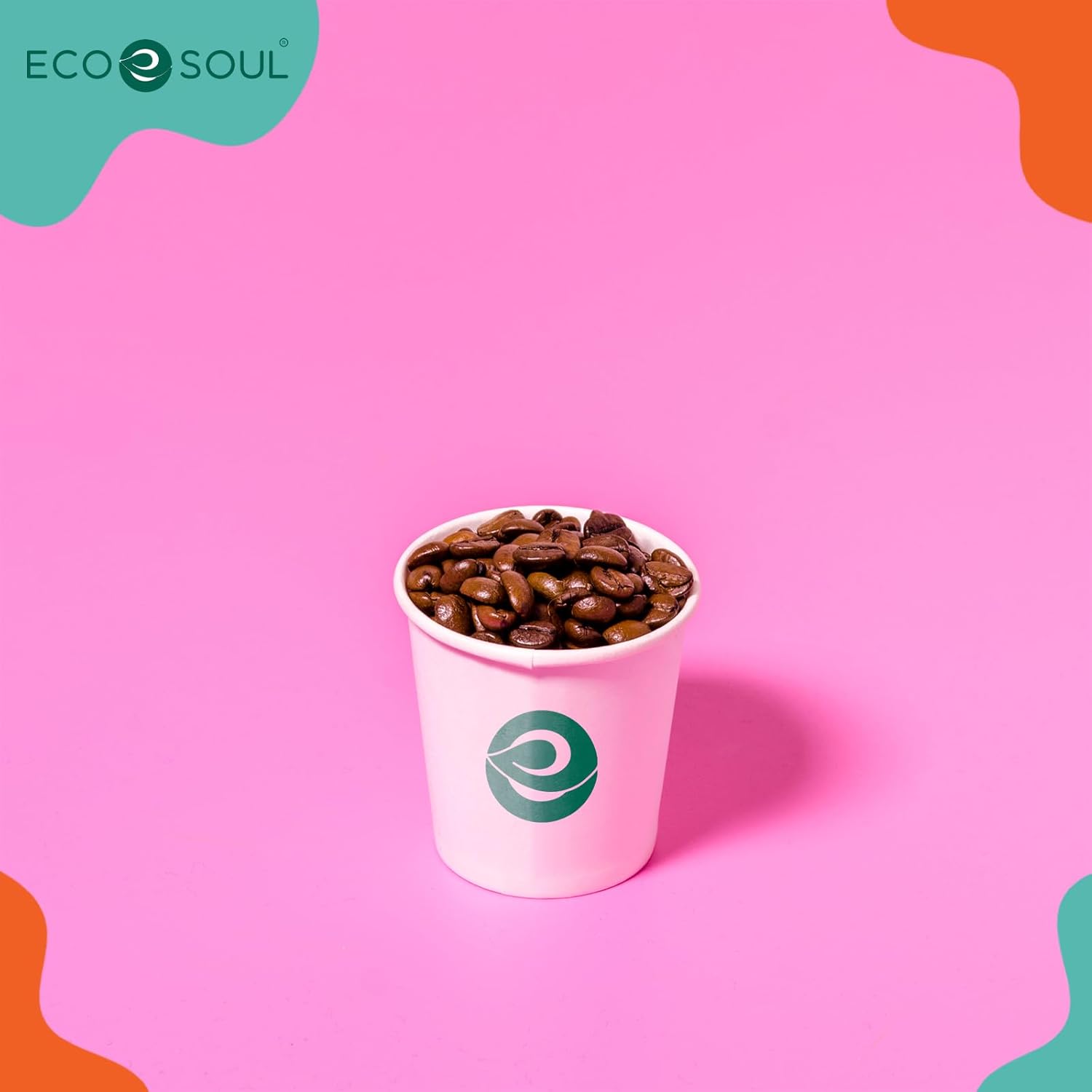 eco soul [180 ml, 50 count] biodegradable paper cups | eco friendly compostable sustainable disposable drinking cups | cocktail cold drink juice paper cups