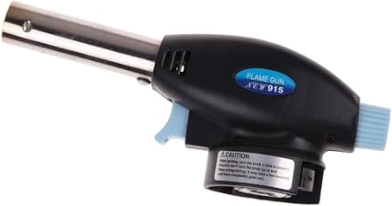 starnearby butane gas blow torch flamethrower burner auto ignition camping welding