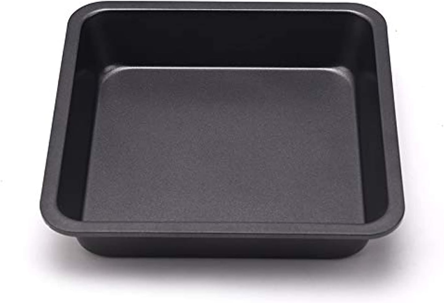 tini 8 inch chef's classic nonstick bakeware square cake pan, roasting pan & brownie pan(black)