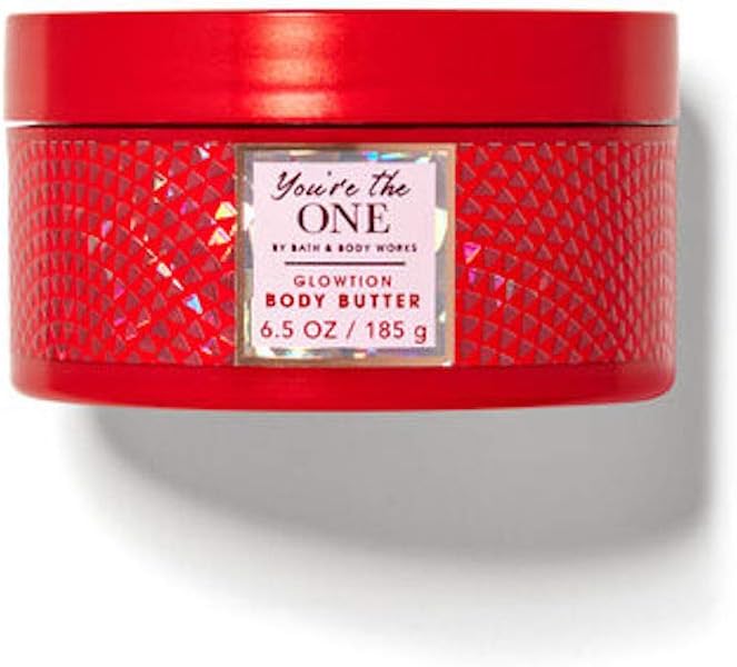 white barn candle company bath and body works bath and body works body care 24+ hours moisture glowtion body butter you're the one w/shea & coco butter 6.5 oz