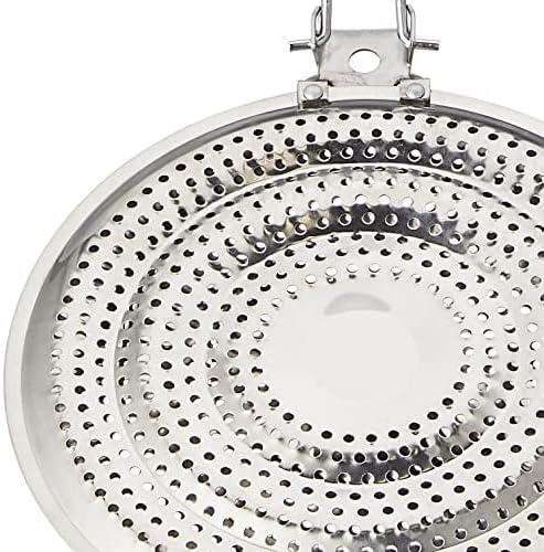 hic kitchen heat diffuser reducer flame guard simmer plate, stainless steel