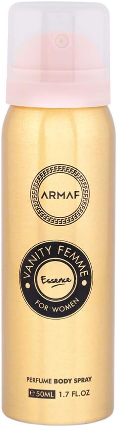 armaf vanity femme essence for women, 4 piece gift set, eau de parfum 100ml + body lotion 100ml + fragrance body spray 250ml + perfumed body spray 50ml, for her
