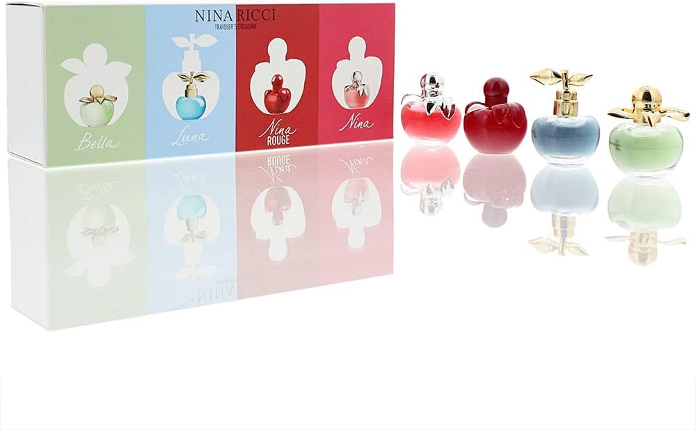 nina ricci miniature gift set for her, floral