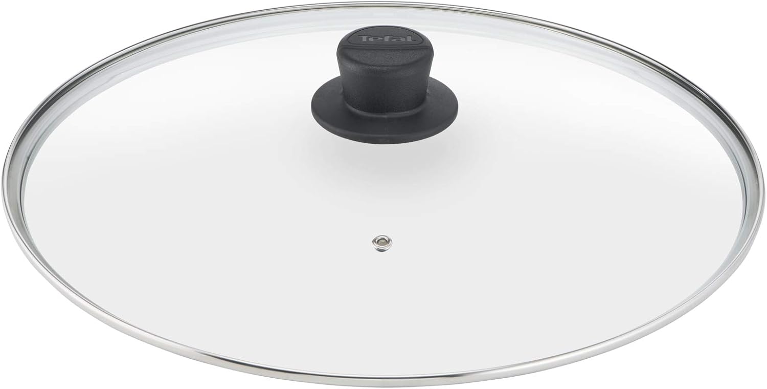 tefal wok pan with lid | cook easy xl 36 cm frying pan |non stick frypan | aluminium | black | 2 years warranty | b5039296