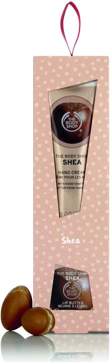 the body shop shea soft hands warm kisses duo gift set