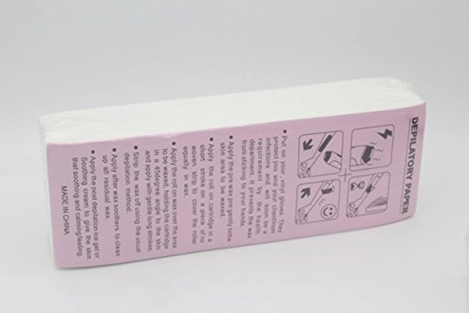 unbranded hair removal depilatory paper professional non woven epilator wax strip (100 pieces/pack)