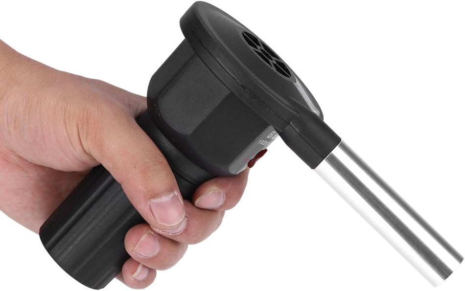 gototop portable battery powered bbq fan air blower for outdoor camping picnic charcoal grill barbecue fire bellows