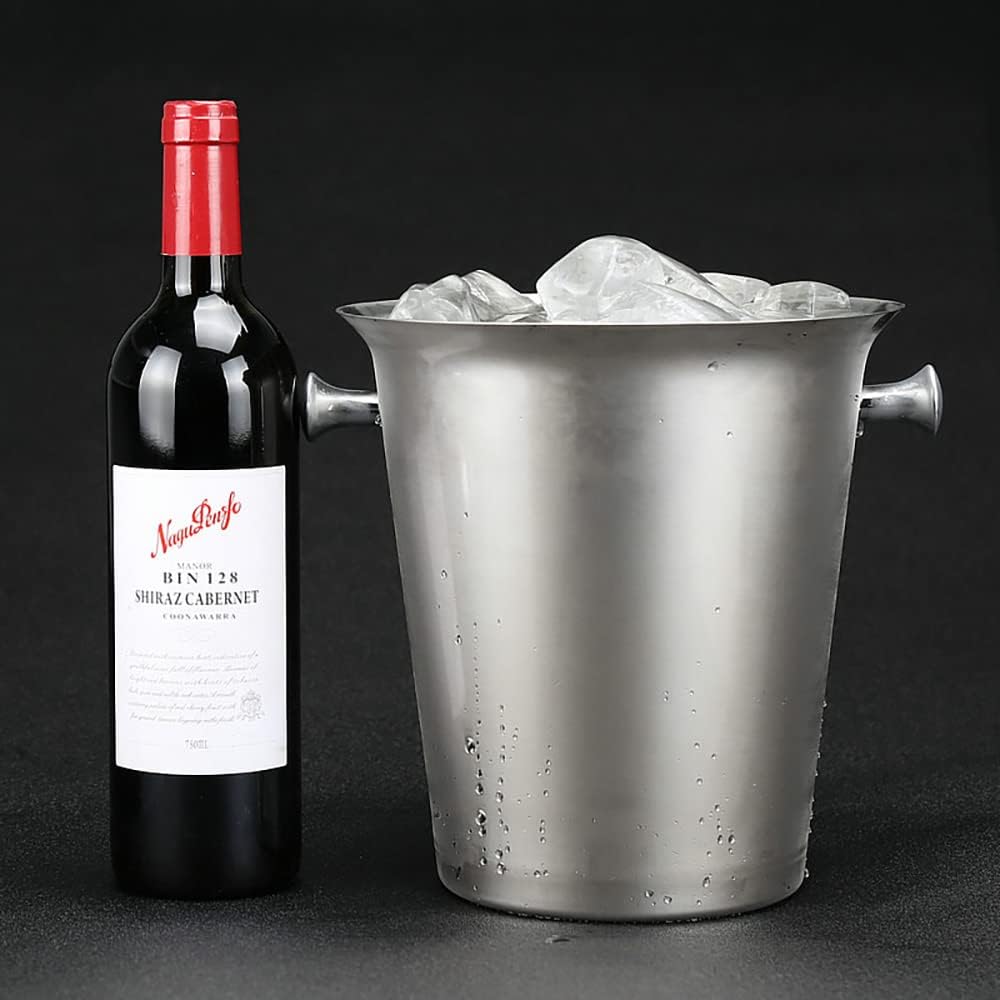 fitmos ice bucket stainless steel wine bucket, champagne bucket, wine cooler, bottle cooler, bottle chiller, ice bucket