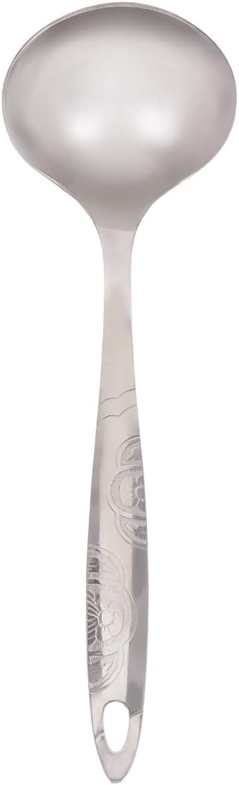 raj stainless steel cooking utensil set of 4 pieces, 14 inch, vpi027, cooking spoon , serving spoon , stirring soup spoon , cooking turner , pancake flipper , pasta skimmer