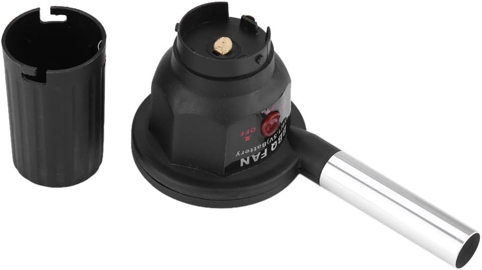 gototop portable battery powered bbq fan air blower for outdoor camping picnic charcoal grill barbecue fire bellows